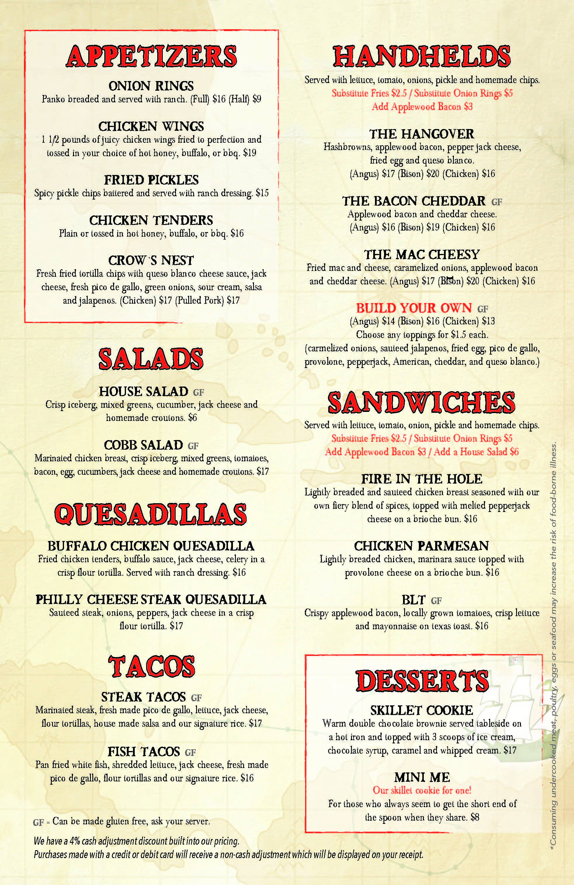 Fall Menu